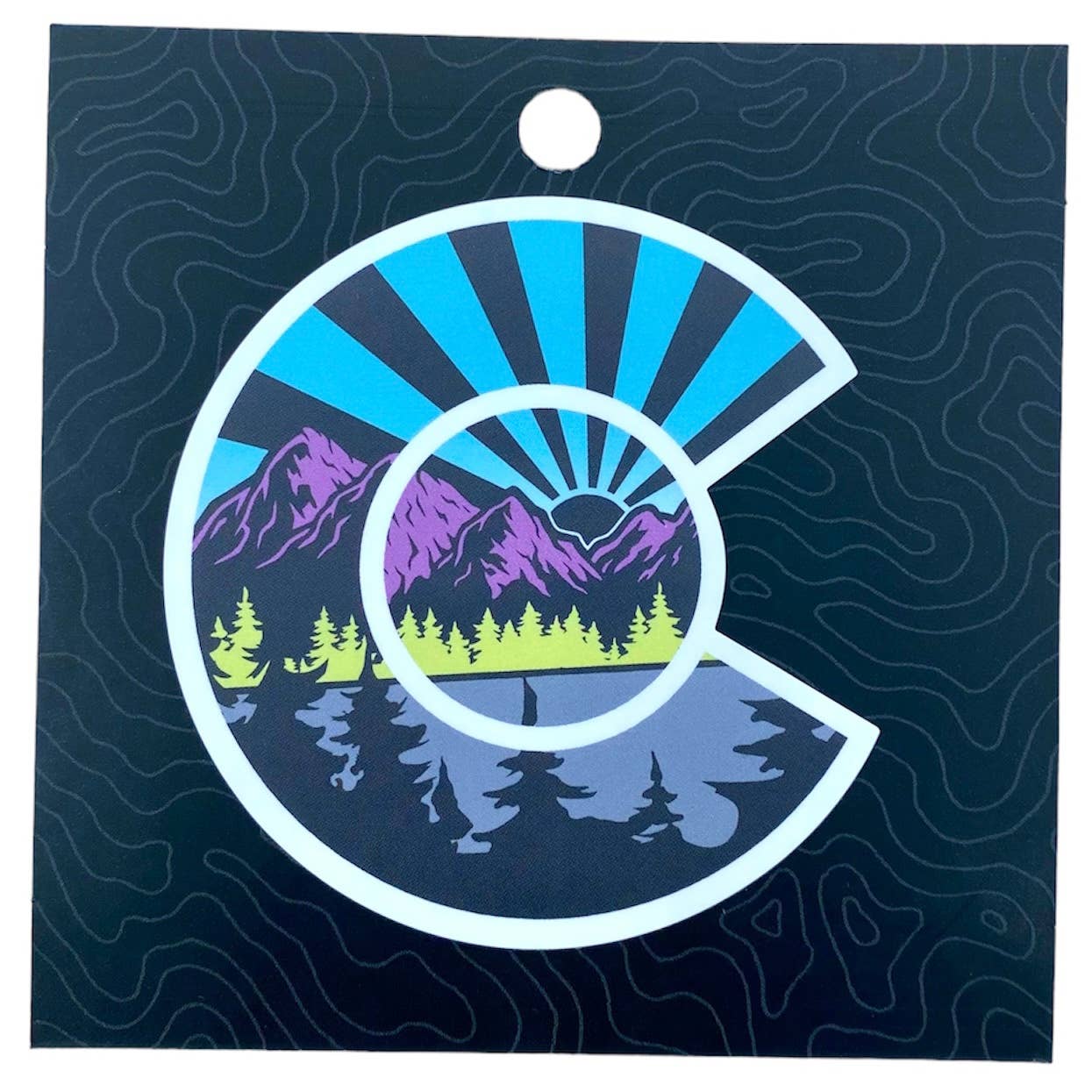 Colorado Sky Blue Range Sticker