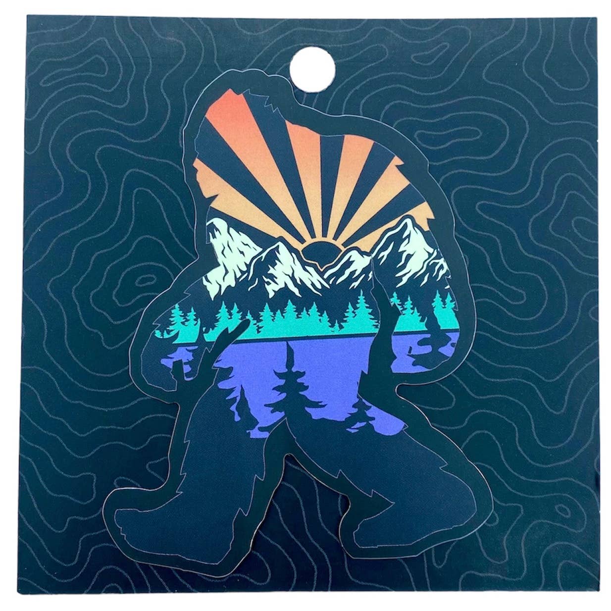 Colorado Yeti Orange Range Sticker