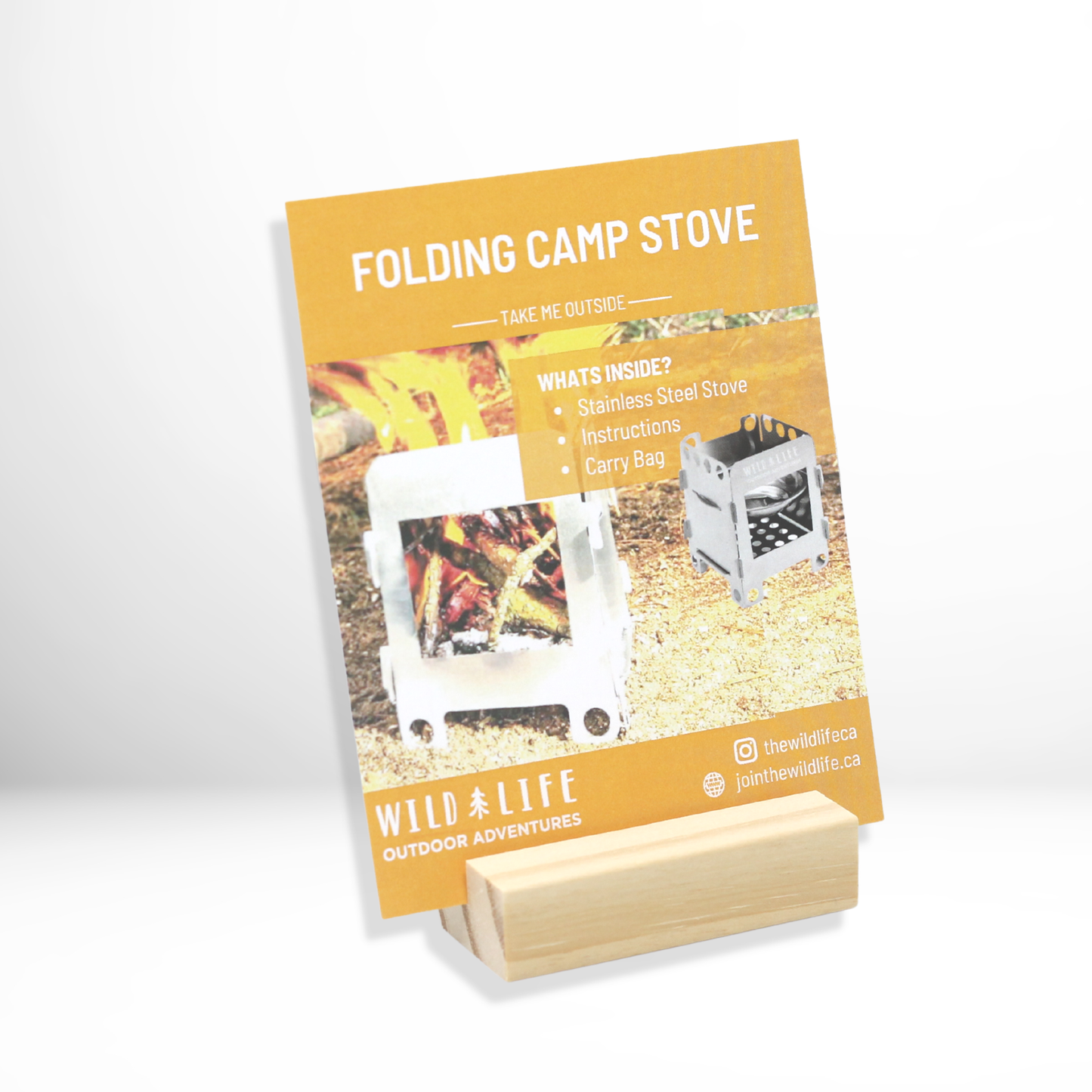 Stainless Steel Folding Stove