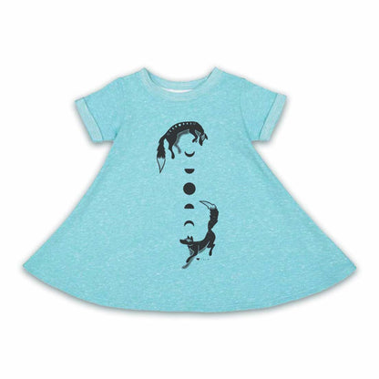 Foxes Toddler Dress