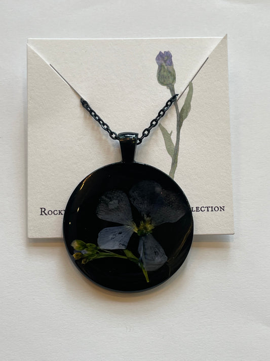 Local Pressed Flower Necklace