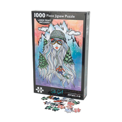 Ski Girl Jigsaw Puzzle  – 1000 Piece