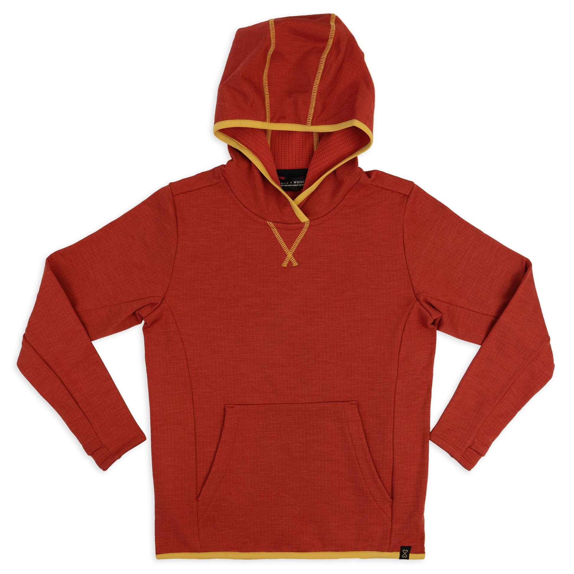 TUMBLER - Youth Mid Weight Grid Fleece Hoodie - EMBER